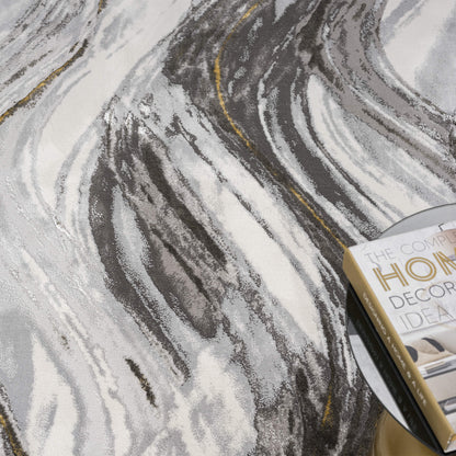 Relic 510 Slate - Room Setting | Rug Queen Australia