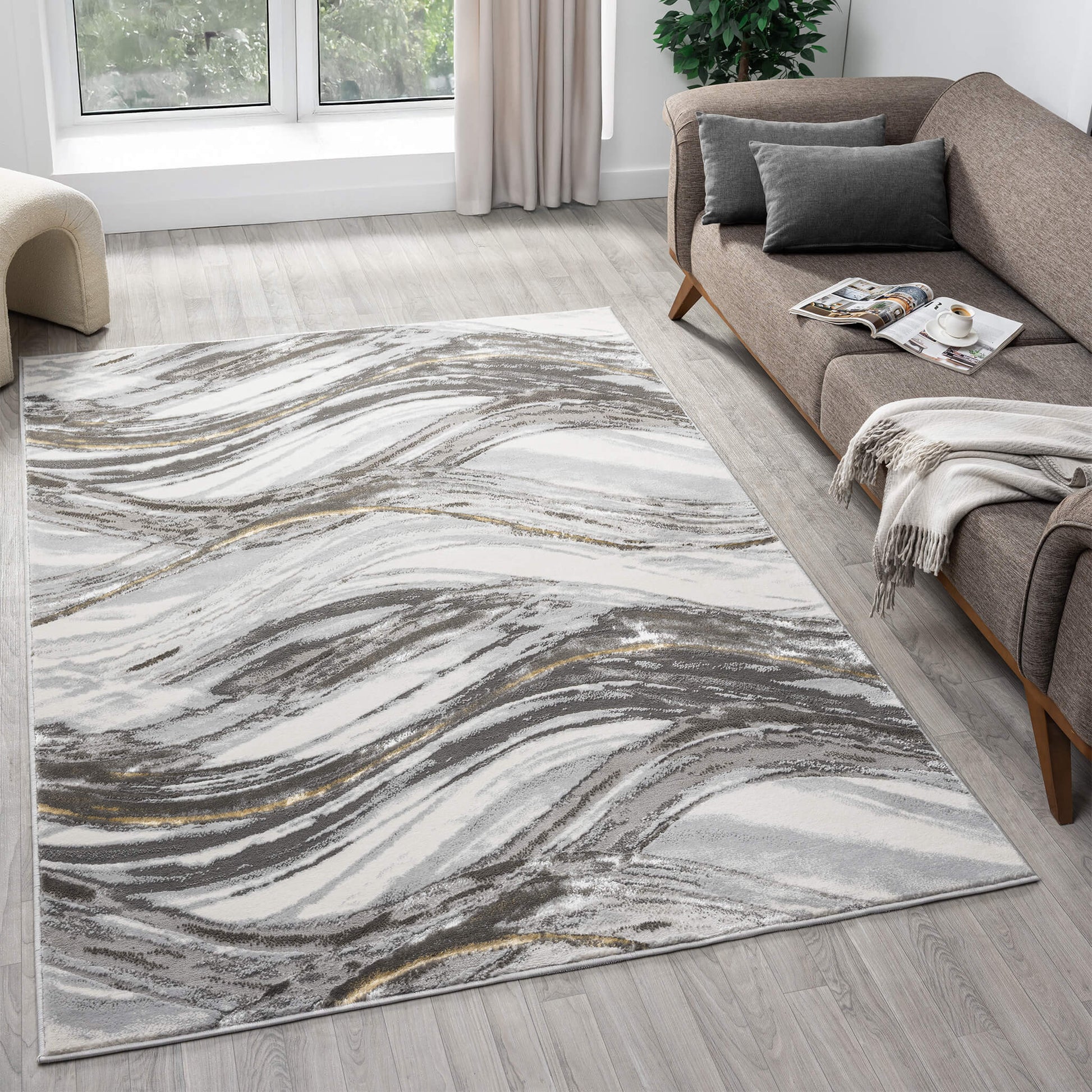 Relic 510 Slate - Detail View | Rug Queen Australia