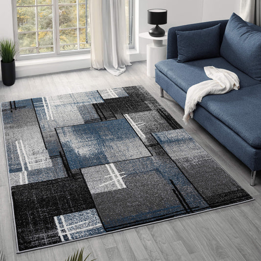 Blue Slate 768 Rug - Detail View | Rug Queen Australia