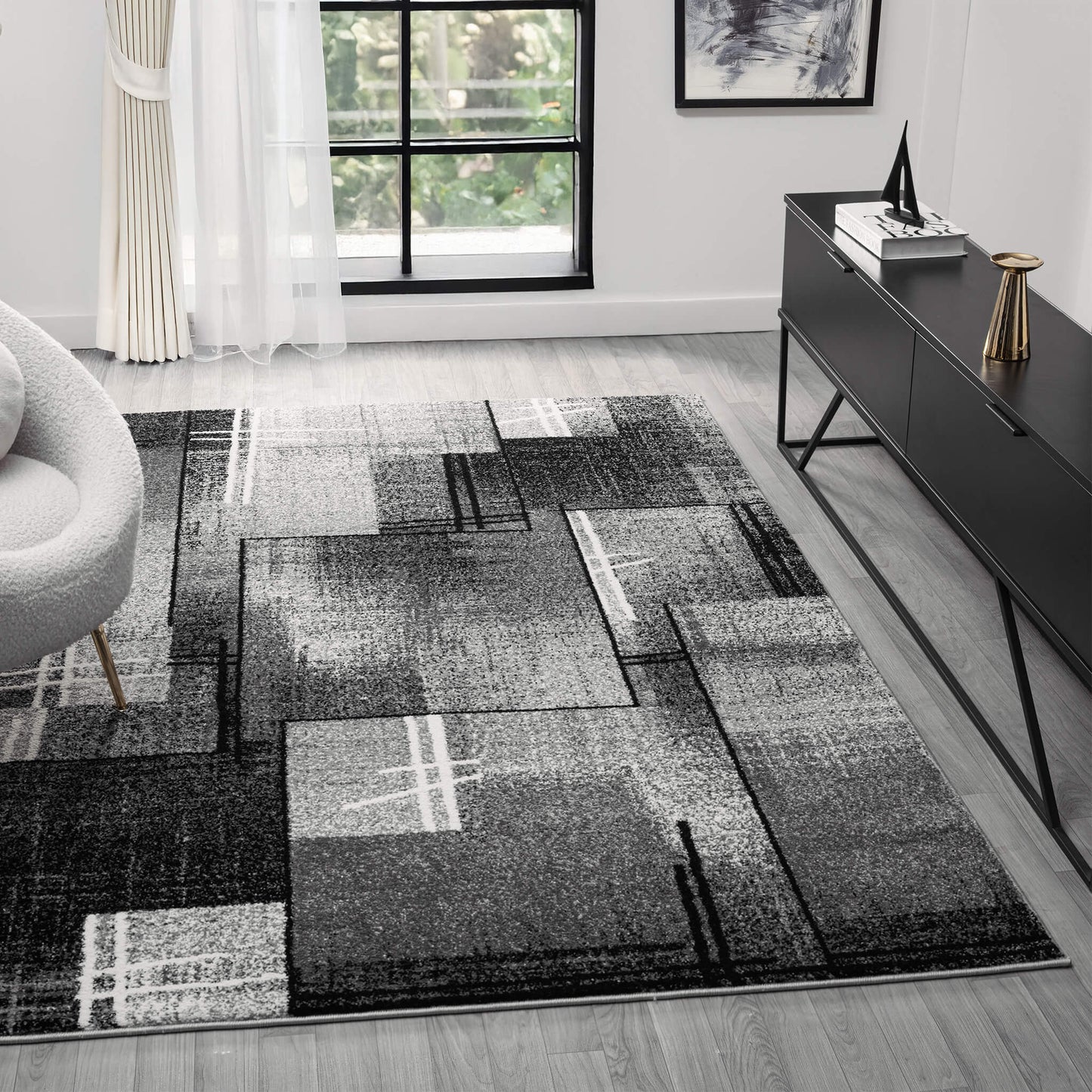 Grey Slate 768 Rug - Detail View | Rug Queen Australia