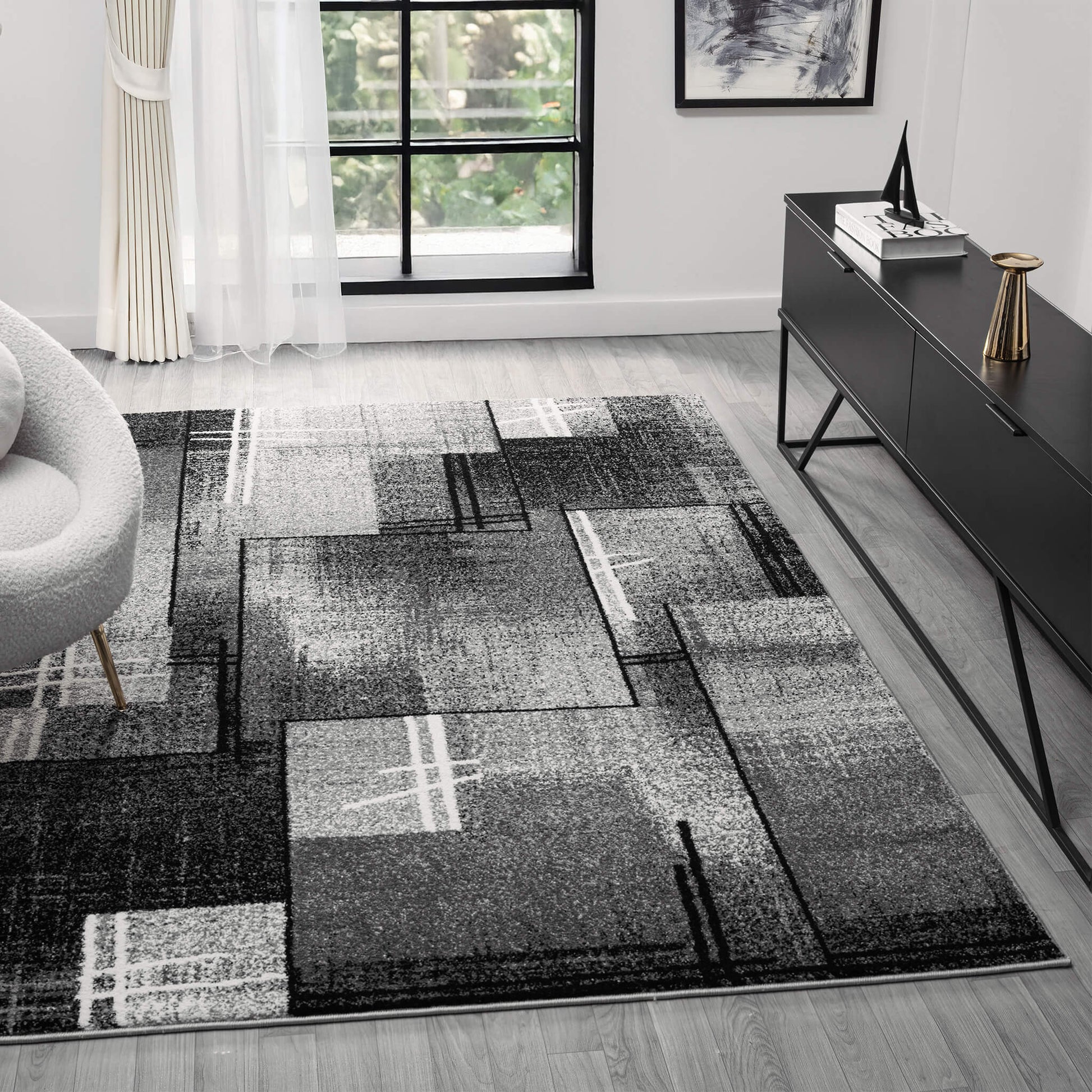 Grey Slate 768 Rug - Detail View | Rug Queen Australia
