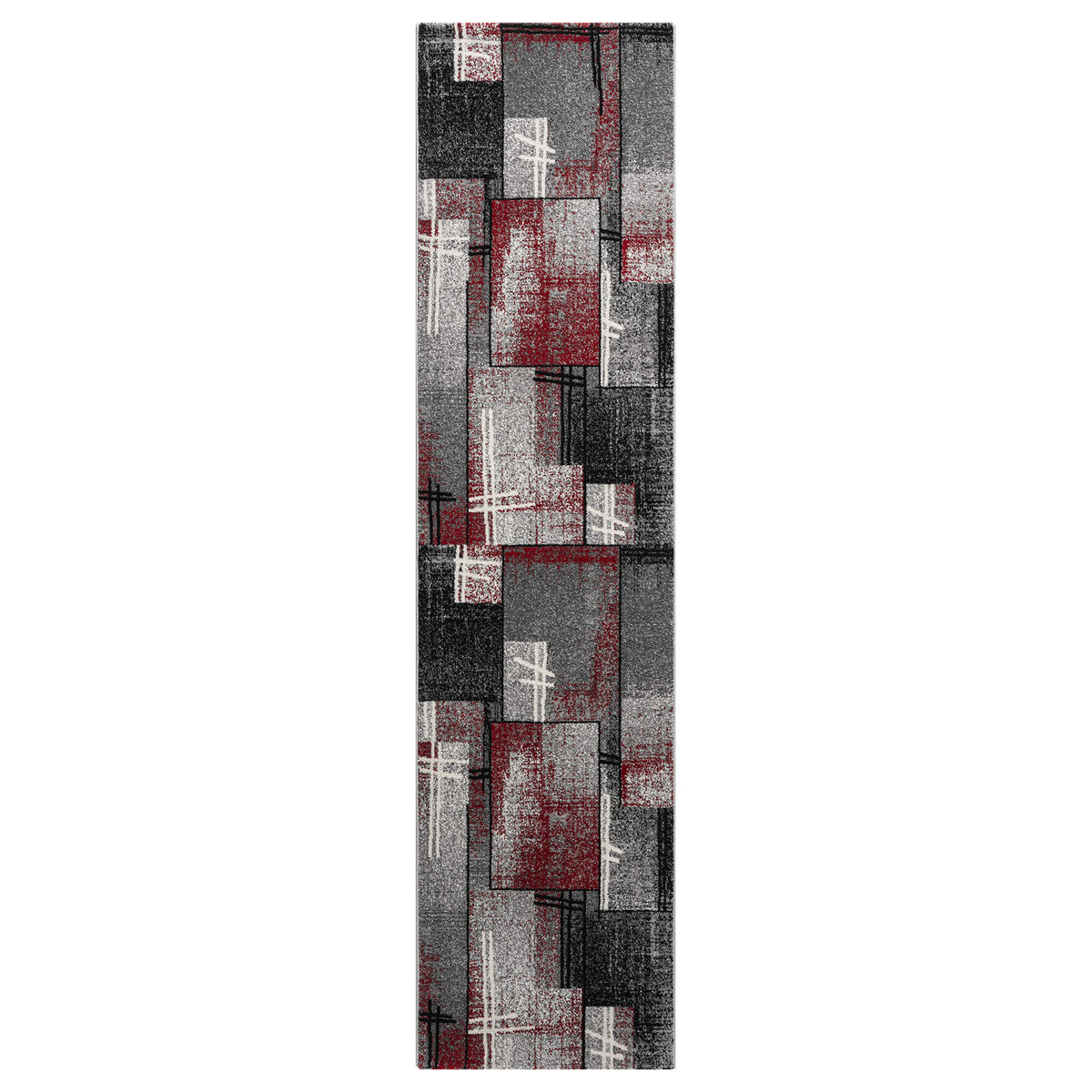 Red Slate 768 Hallway Runner Rug | Rug Queen Australia