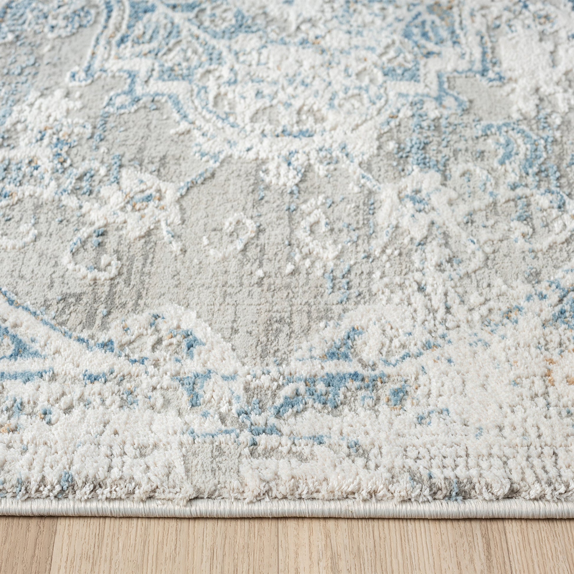 Light Grey Stella 517 Rug - Styled | Rug Queen Australia