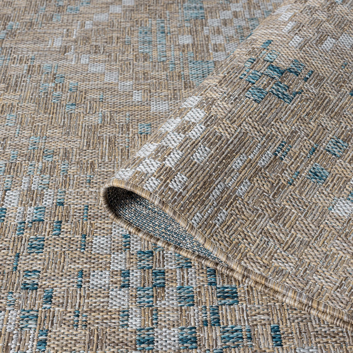 Ash Terrace 550 Hallway Runner Rug - Corner | Rug Queen Australia