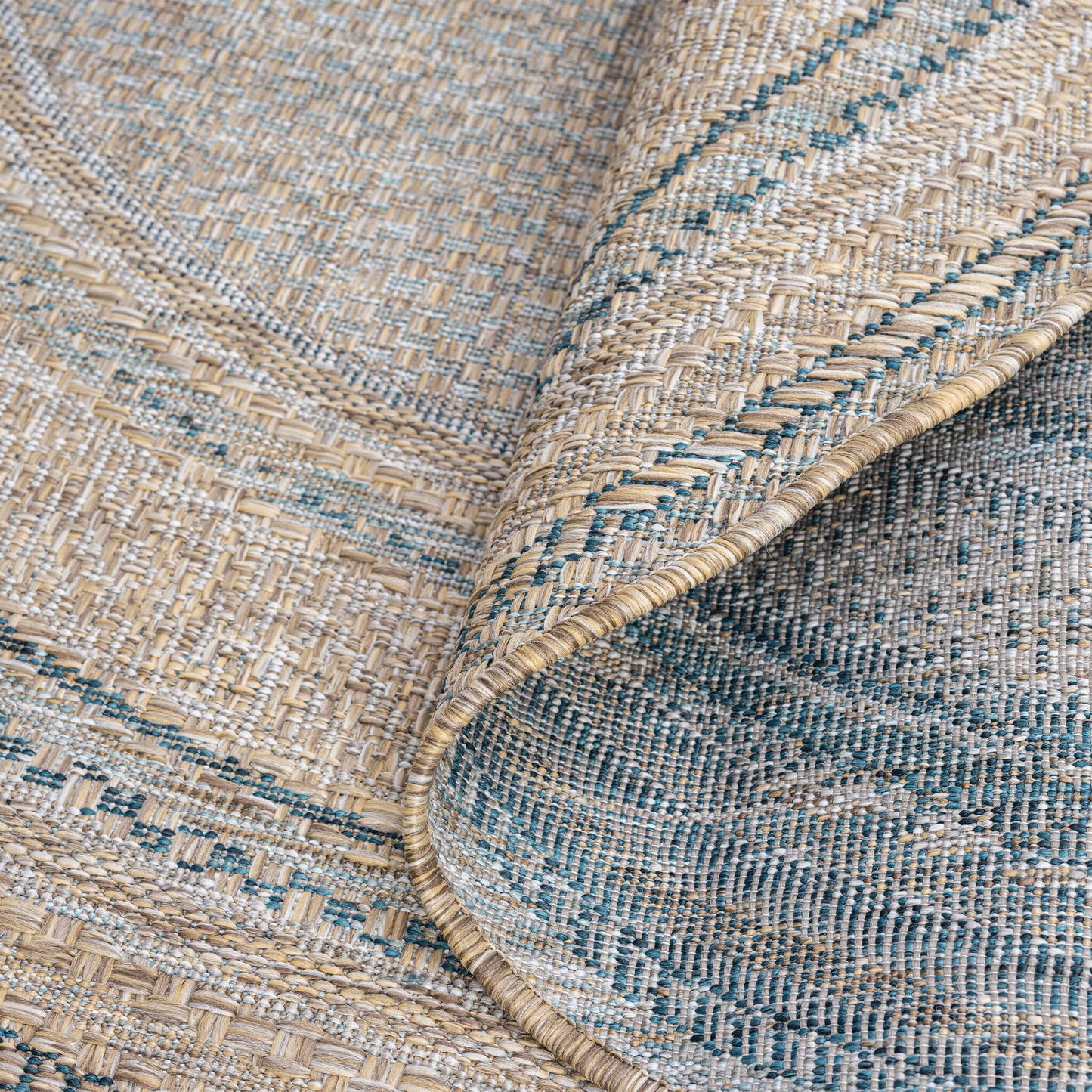 Olive Round Terrace 553 Rug - Texture | Rug Queen Australia