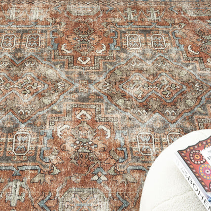 Vintage 741 Terra - Side View | Rug Queen Australia