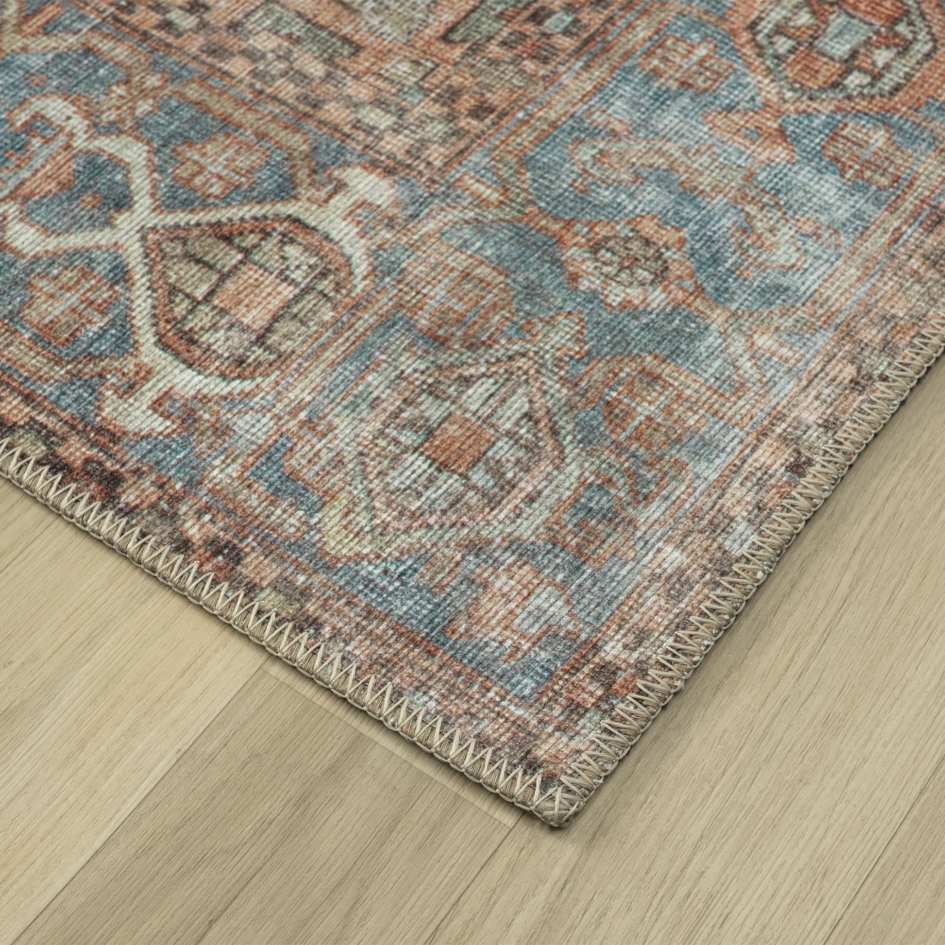 Vintage 741 Terra - Corner | Rug Queen Australia