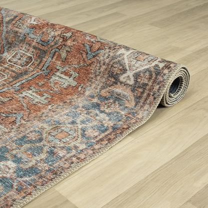 Vintage 741 Terra - Close Up | Rug Queen Australia