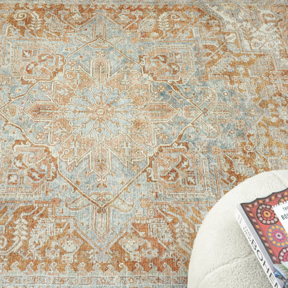 Vintage 744 Coral - Side View | Rug Queen Australia