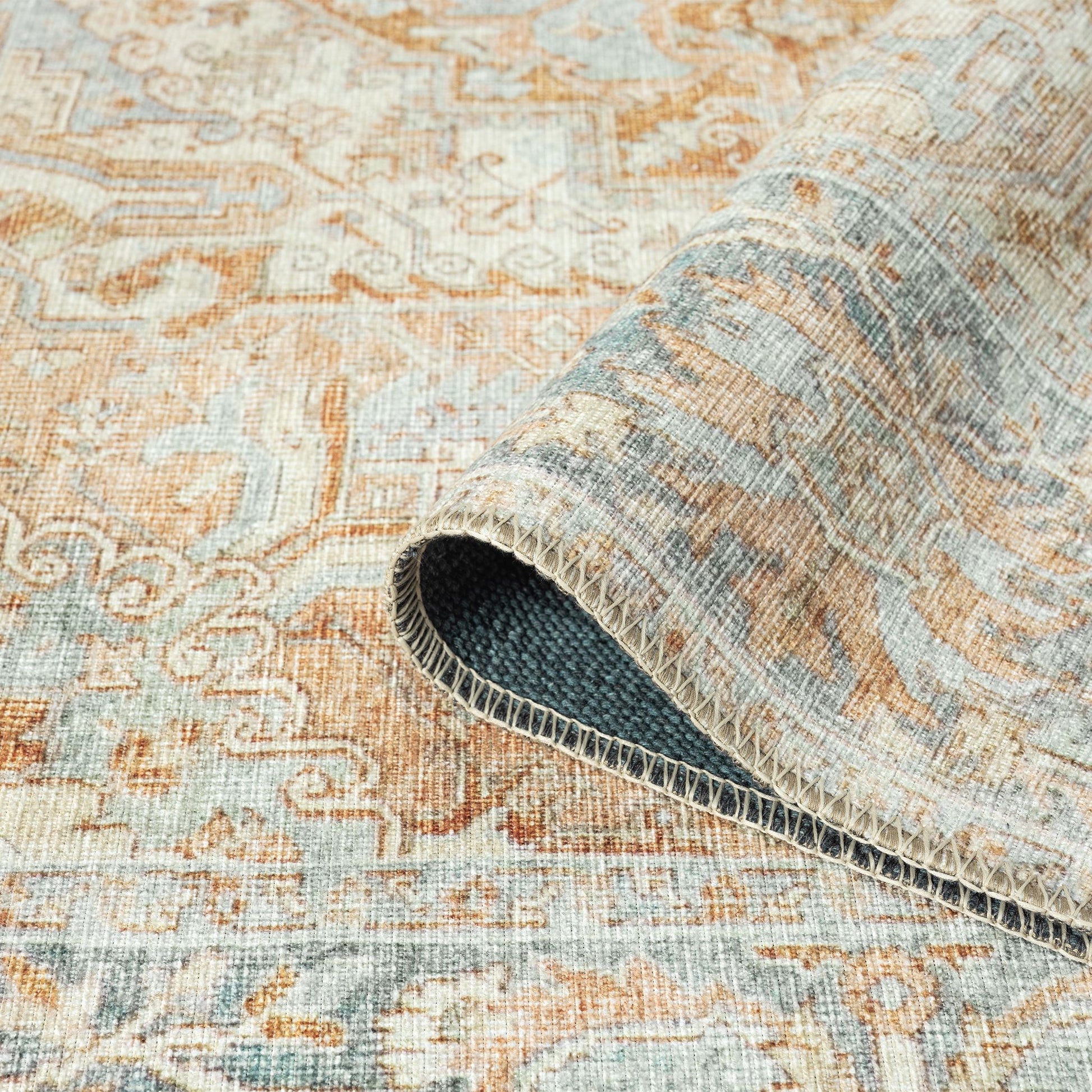 Vintage 744 Coral - Styled | Rug Queen Australia