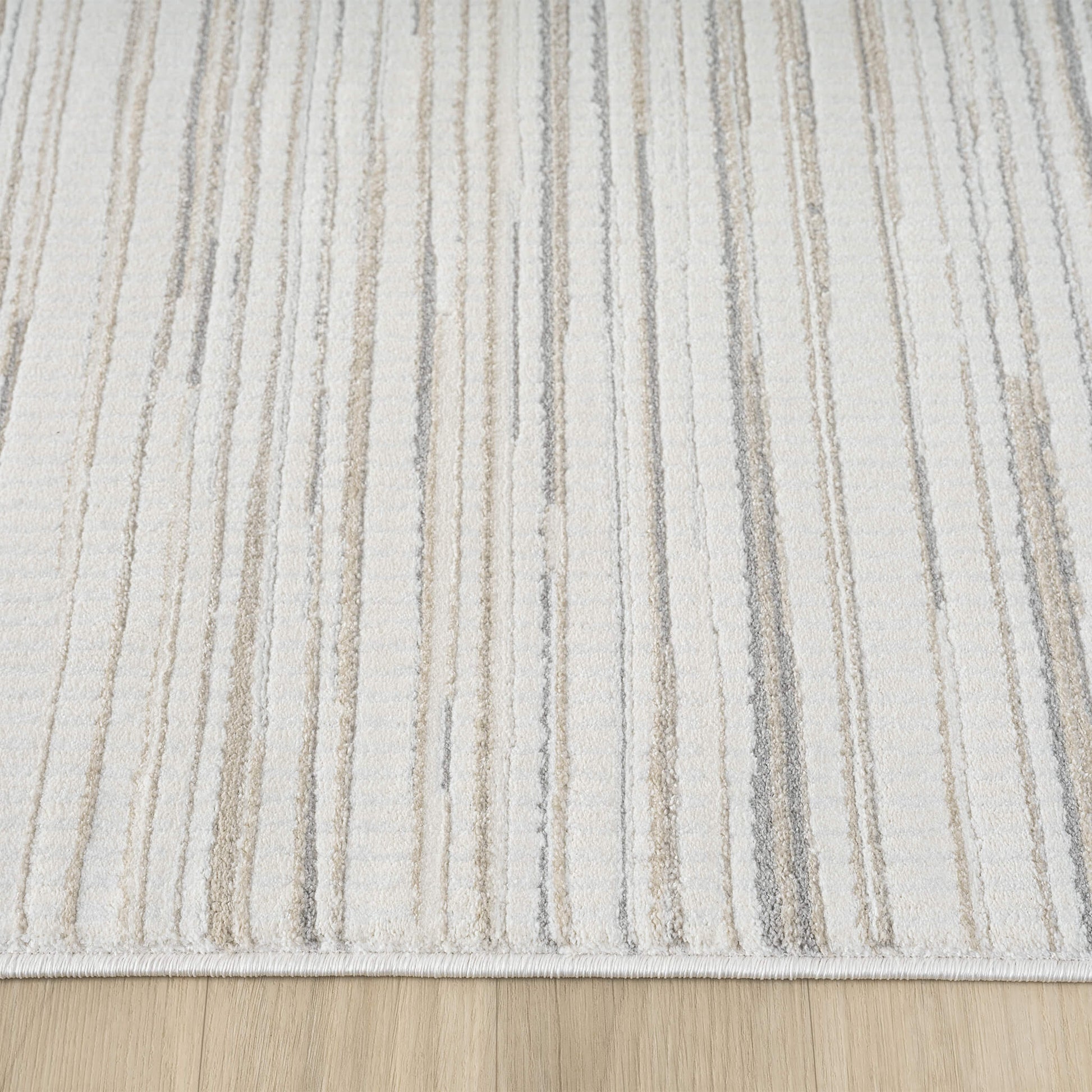 Sand Weston 732 Hallway Runner Rug - Styled | Rug Queen Australia