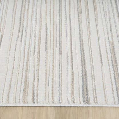 Sand Weston 732 Hallway Runner Rug - Styled | Rug Queen Australia