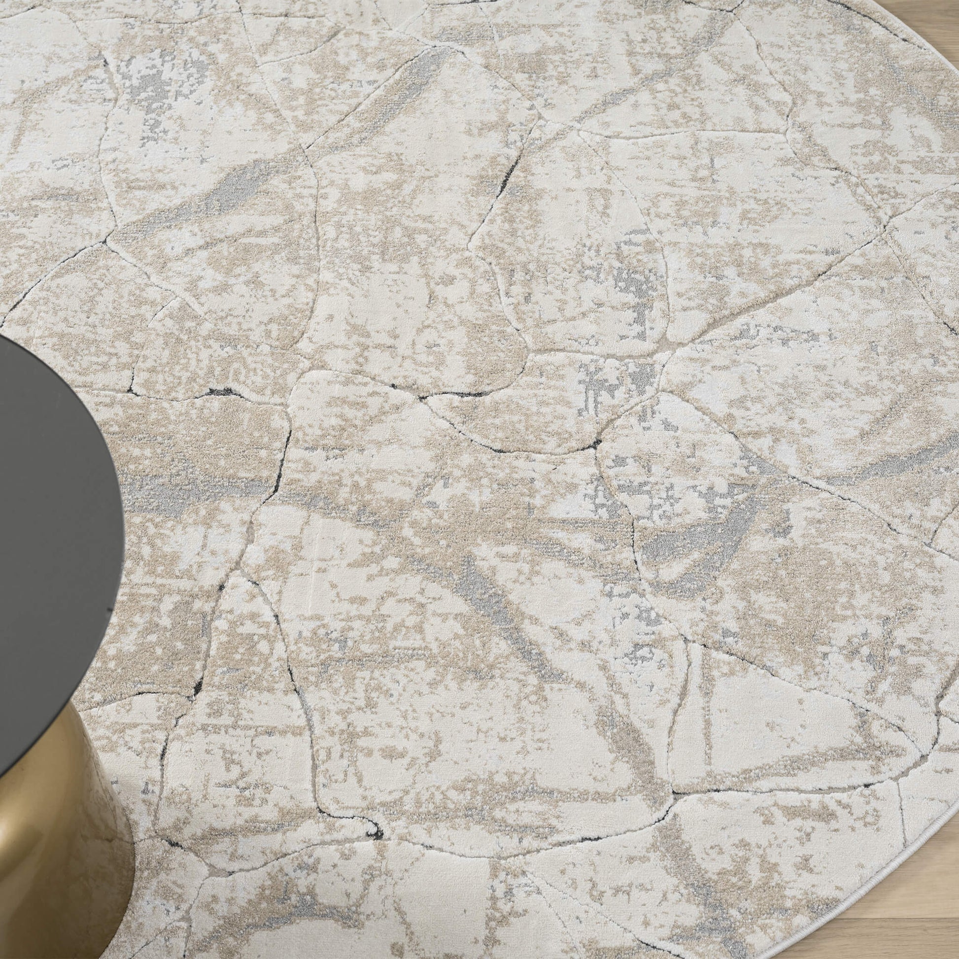 Pebble Round Weston 734 Rug - Room Setting | Rug Queen Australia