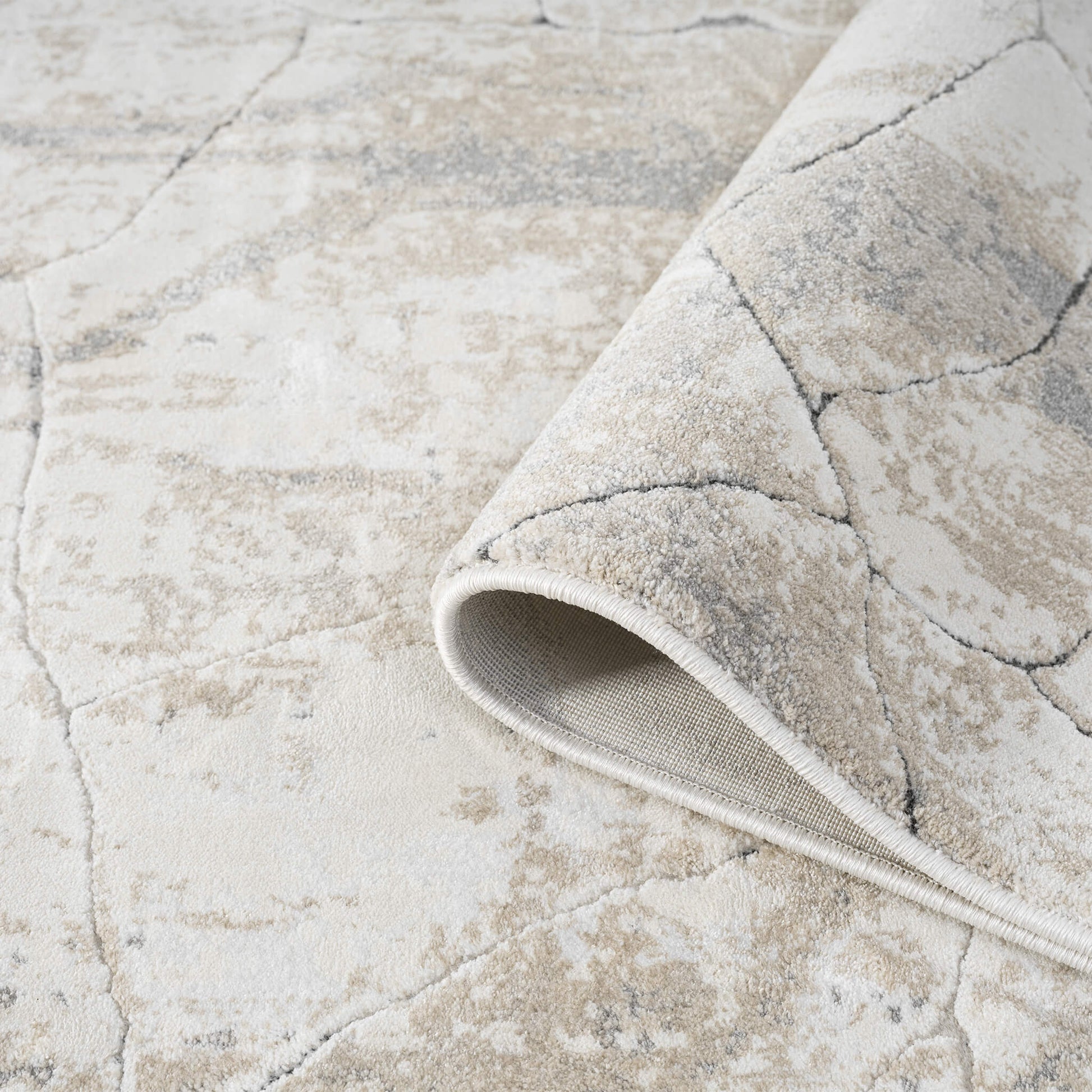 Pebble Weston 734 Hallway Runner Rug - Corner | Rug Queen Australia