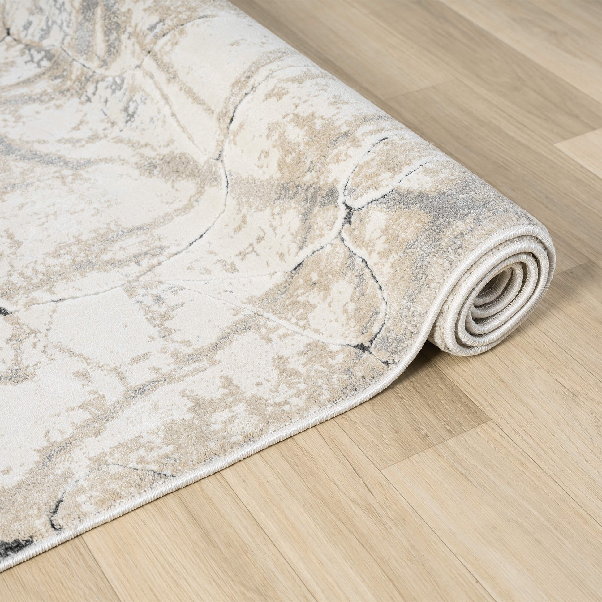 Pebble Weston 734 Hallway Runner Rug - Angle | Rug Queen Australia