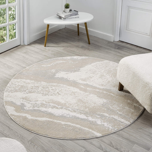 Slate Round Weston 735 Rug - Detail View | Rug Queen Australia