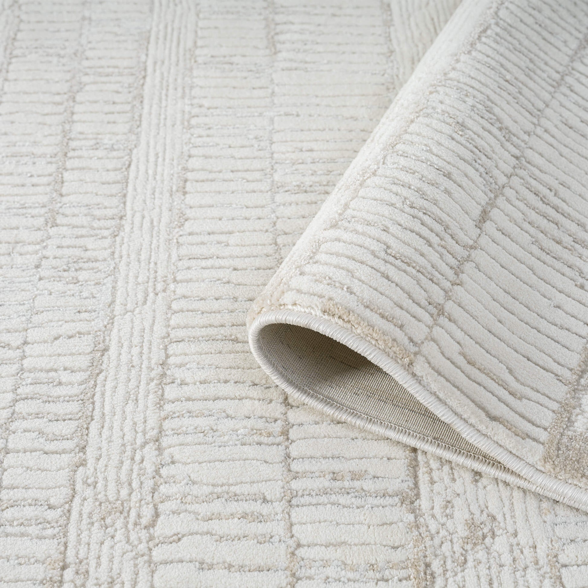 Linen Weston 737 Hallway Runner Rug - Corner | Rug Queen Australia