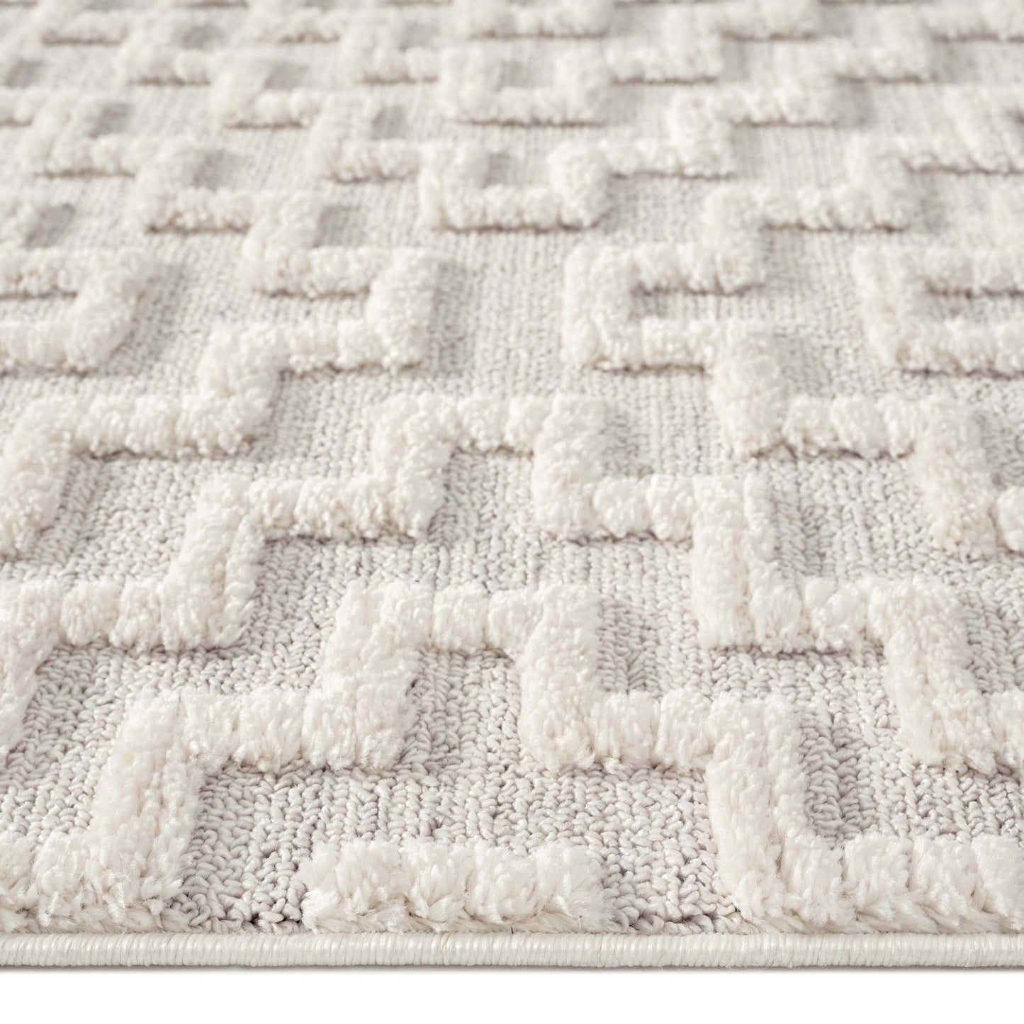 Alpine 3631 Light Grey Rectangle Rug