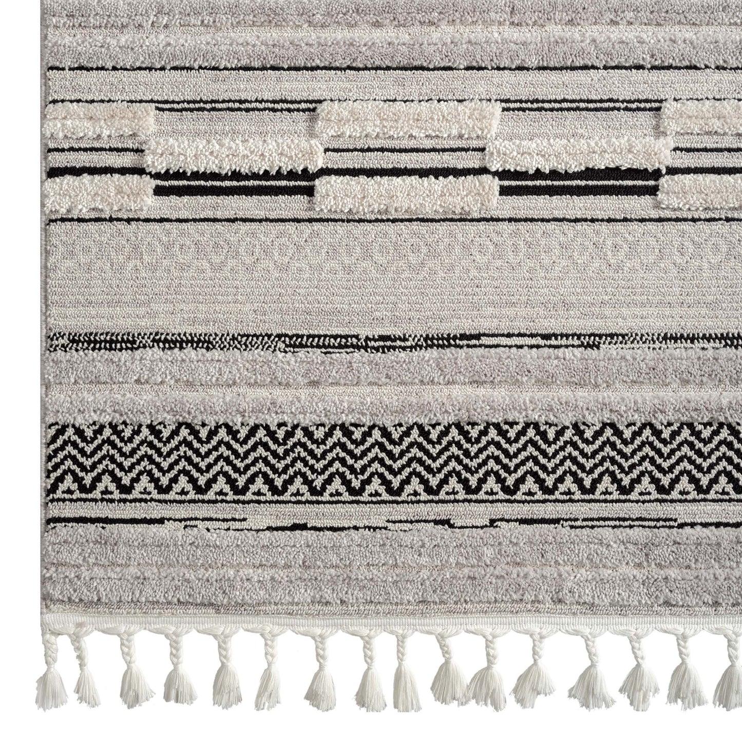 Alpine 3634 Grey Rectangle Rug