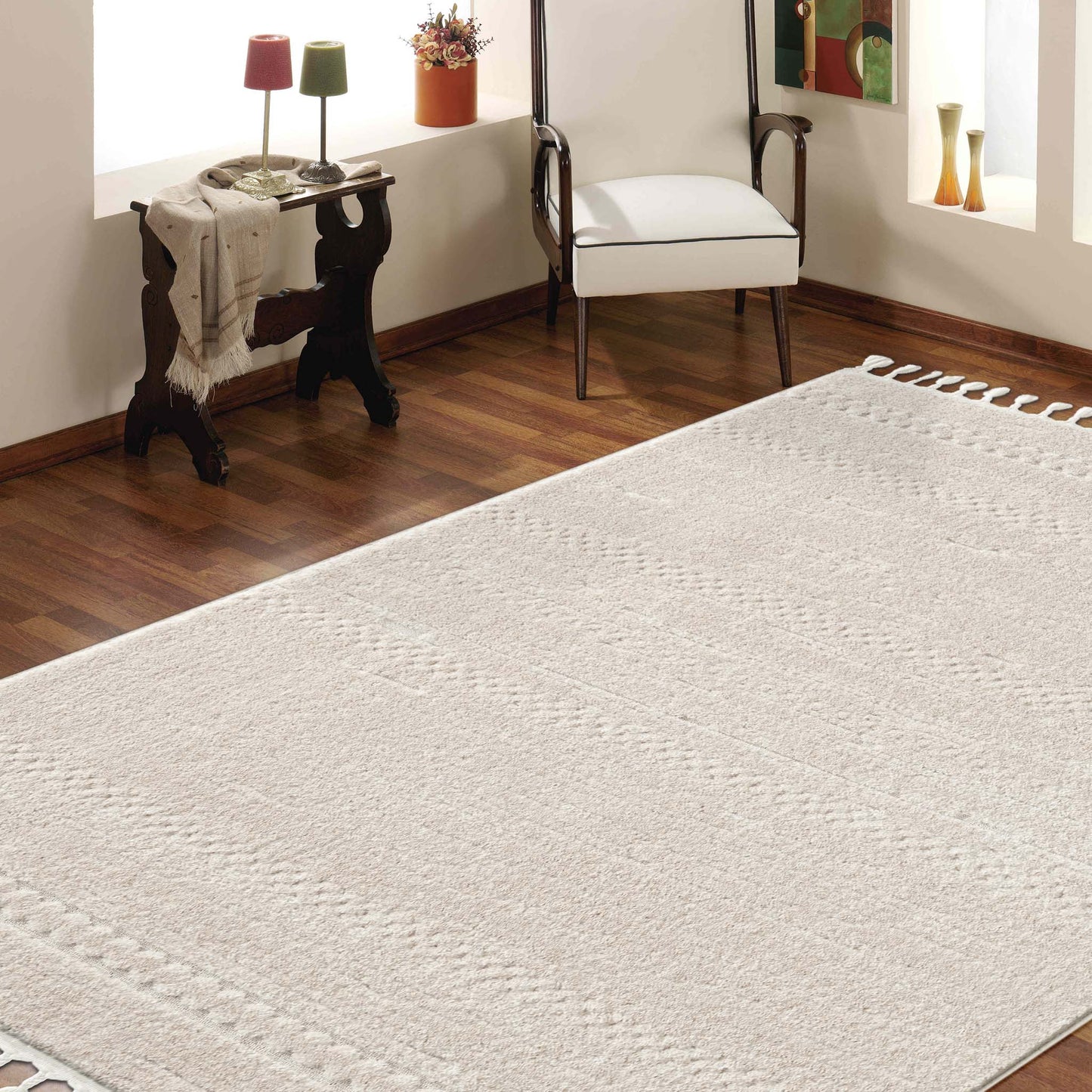 Alpine 3630 Ivory Rectangle Rug