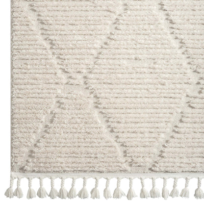 Alpine 3632 Ivory Hallway Runner