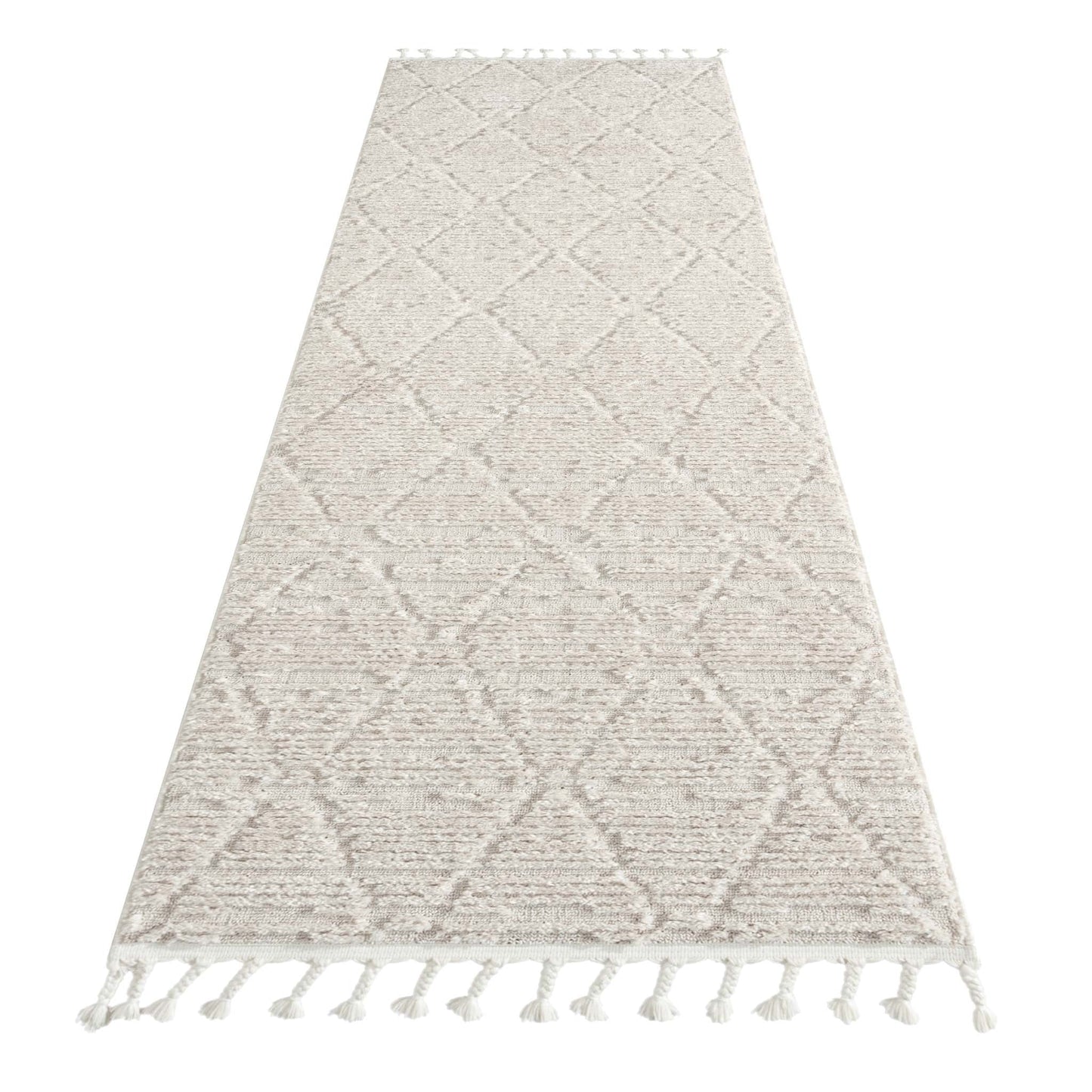 Alpine 3632 Ivory Hallway Runner