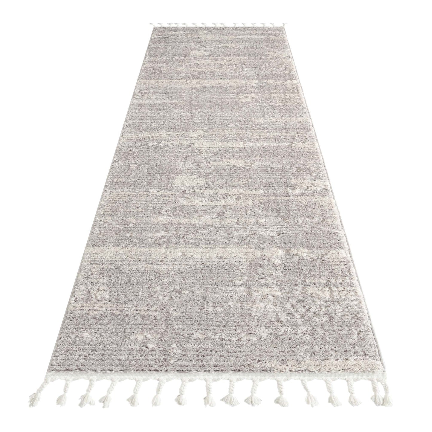 Alpine 3633 Light Grey Hallway Runner