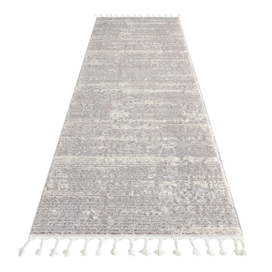 Alpine 3633 Light Grey Hallway Runner