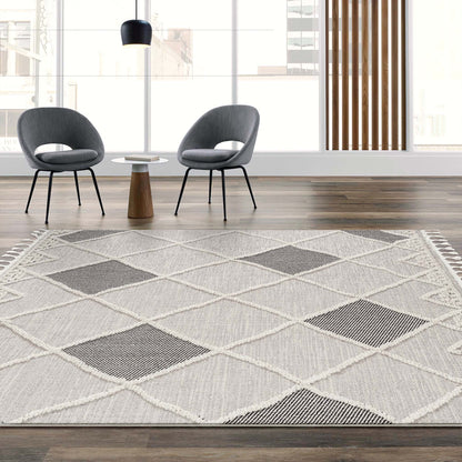 Alpine 3635 Grey Rectangle Rug