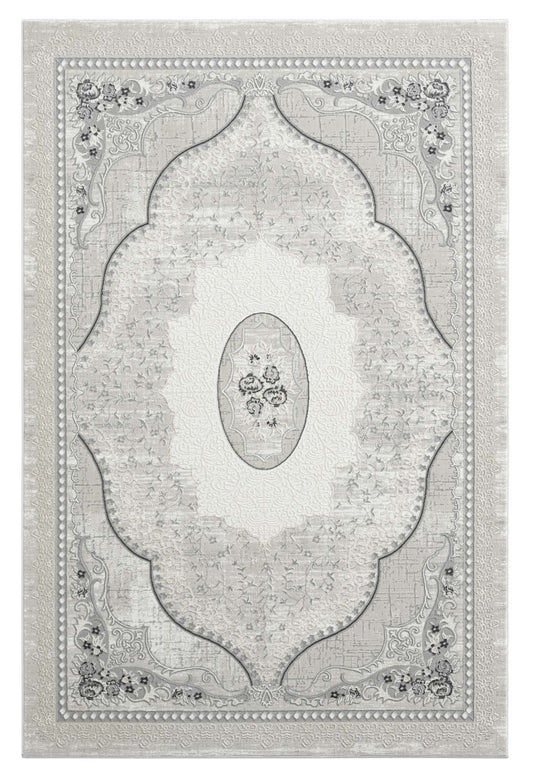 Amore 4002 Grey Rectangle Rug