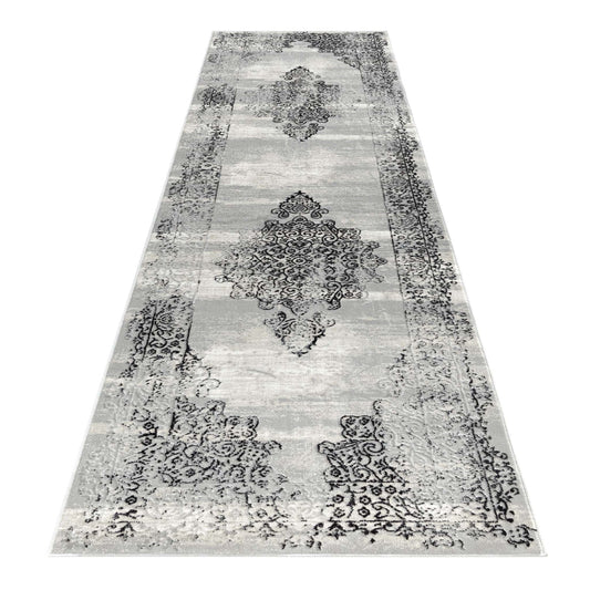 Amore 4003 Black Hallway Runner