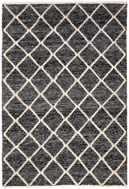 Antwerp Grey Crosshatch Soft Rug