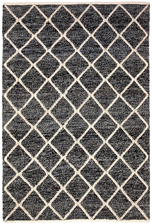 Antwerp Grey Crosshatch Soft Rug