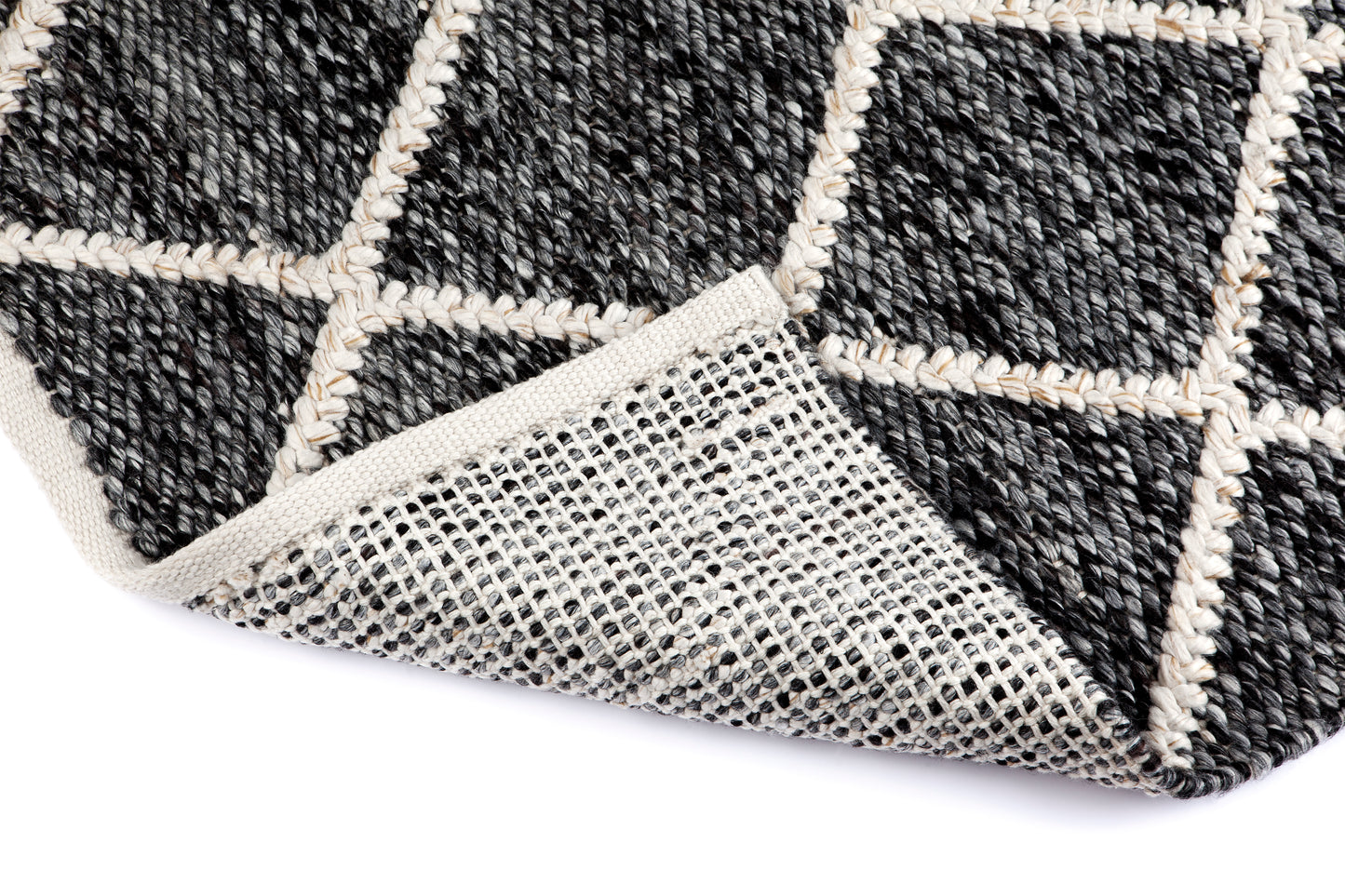 Antwerp Grey Crosshatch Soft Rug