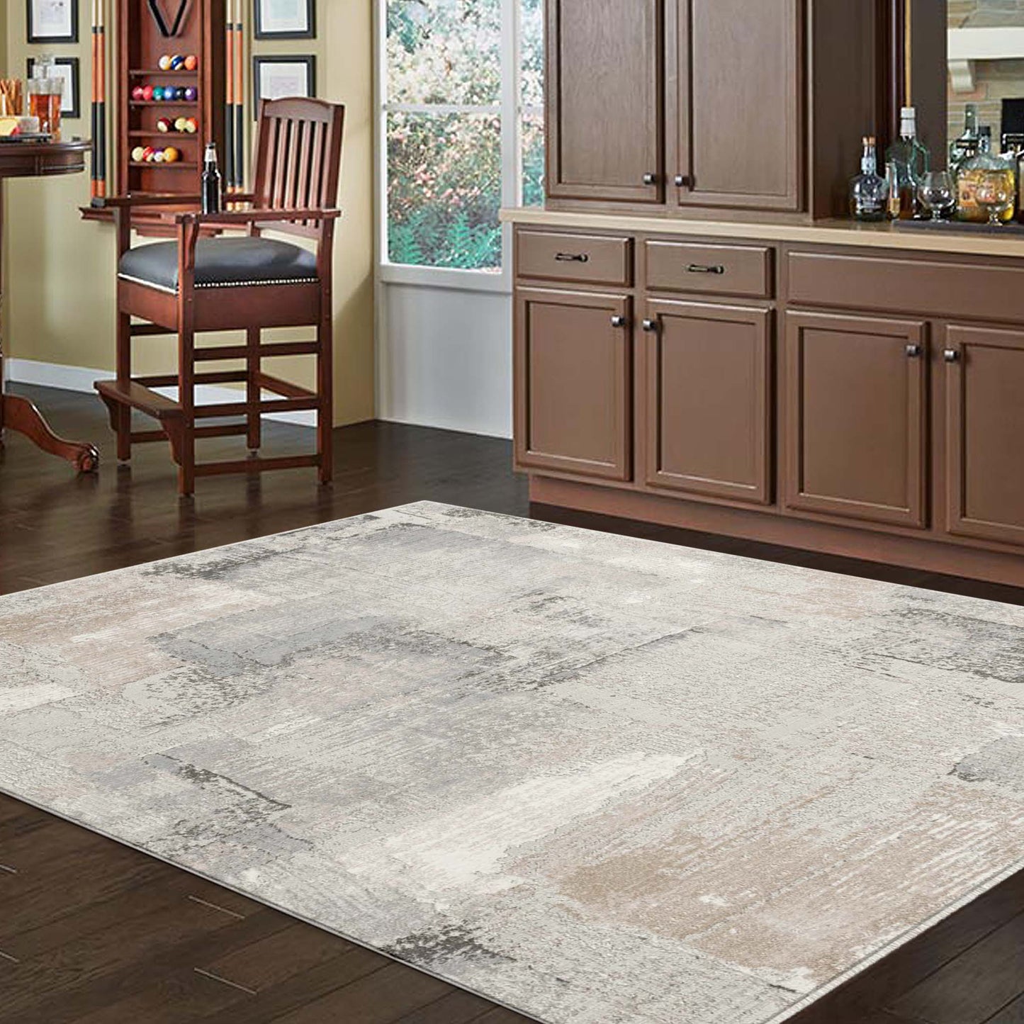 Aria 8203 Grey Rectangle Rug