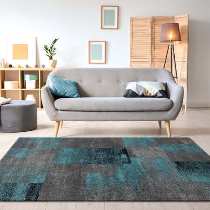 Aspen 444 Blue Rectangle Rug