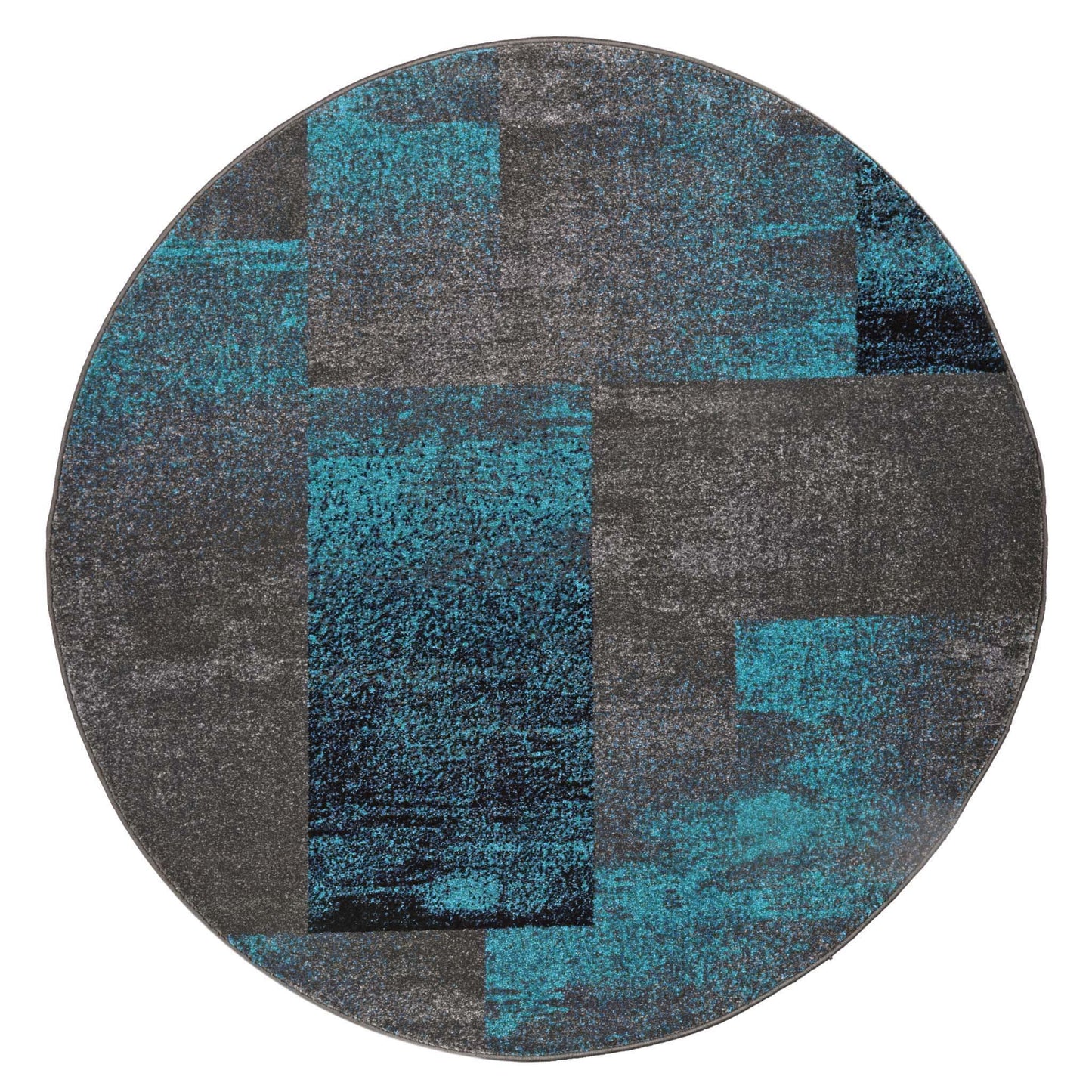 Aspen 444 Blue Round Rug