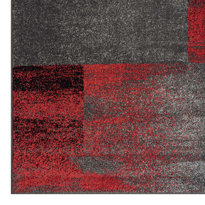 Aspen 444 Red Rectangle Rug