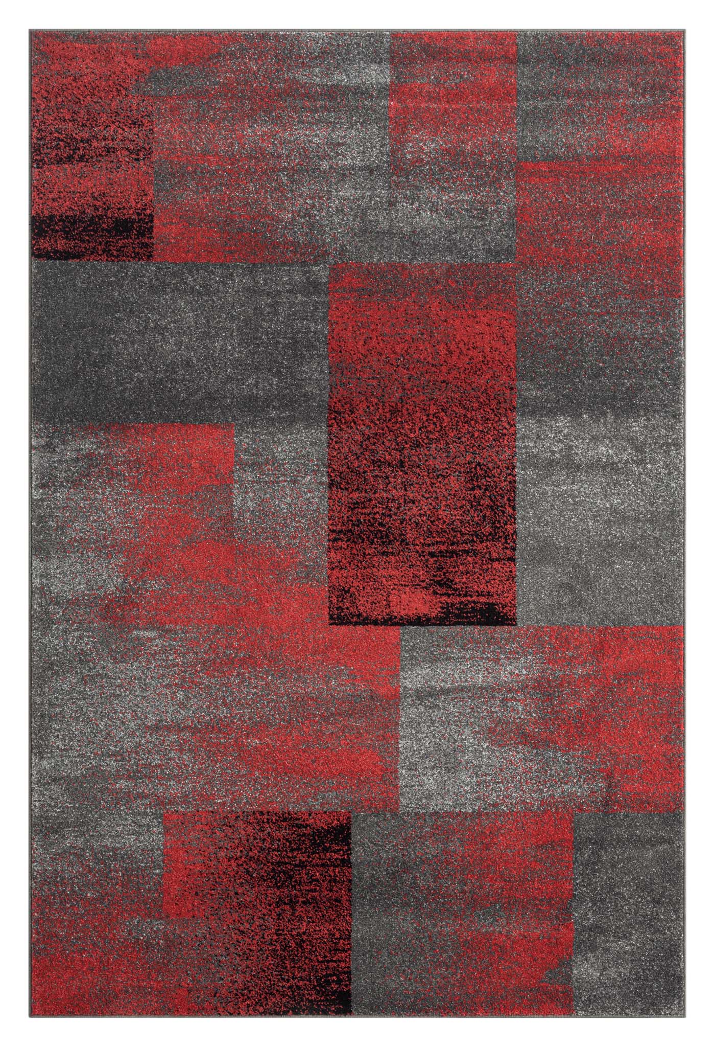 Aspen 444 Red Rectangle Rug