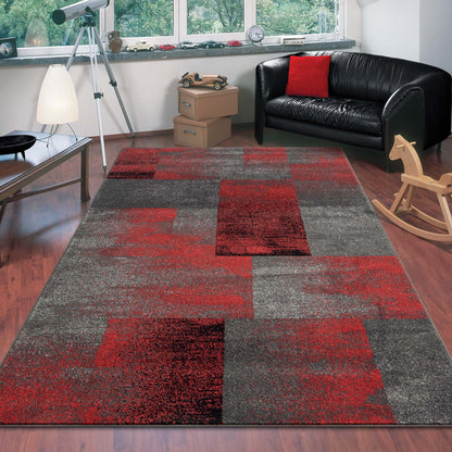 Aspen 444 Red Rectangle Rug