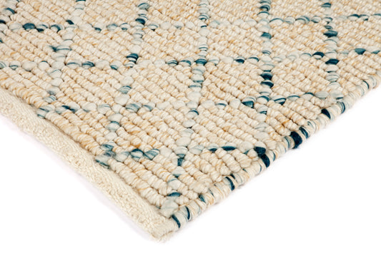 Auli Beige & Blue Rug