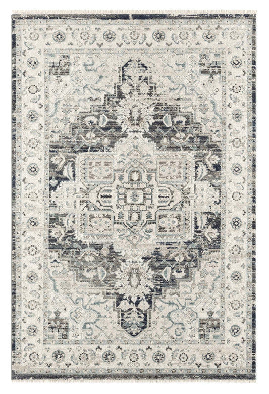 Austin 2201 Dark Blue Rectangle Rug