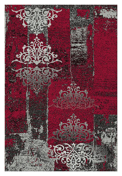 Boston 6968 Red Rectangle Rug