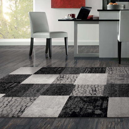 Boston 1166 Black Rectangle Rug