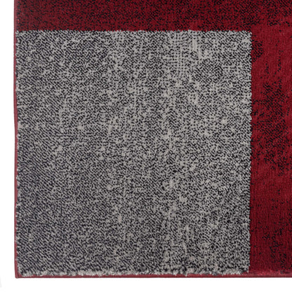 Boston 1166 Red Rectangle Rug