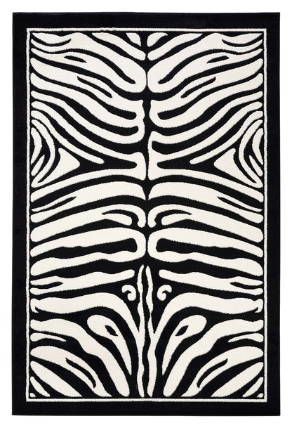 Boston 1820 Black Rectangle Rug