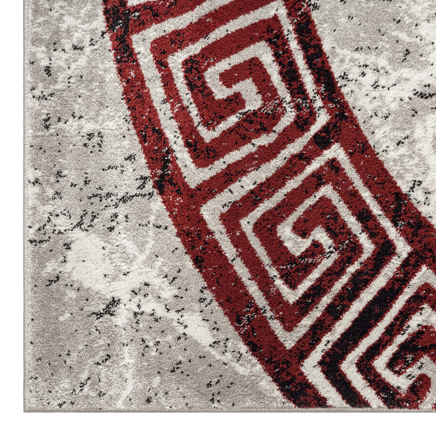 Boston 6447 Red Rectangle Rug