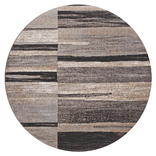 Boston 7866 Brown Round Rug