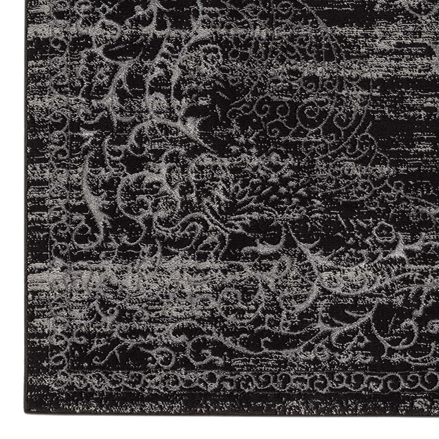 Charm 626 Dark Grey Hallway Runner