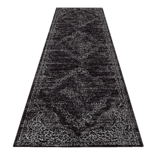 Charm 626 Dark Grey Hallway Runner